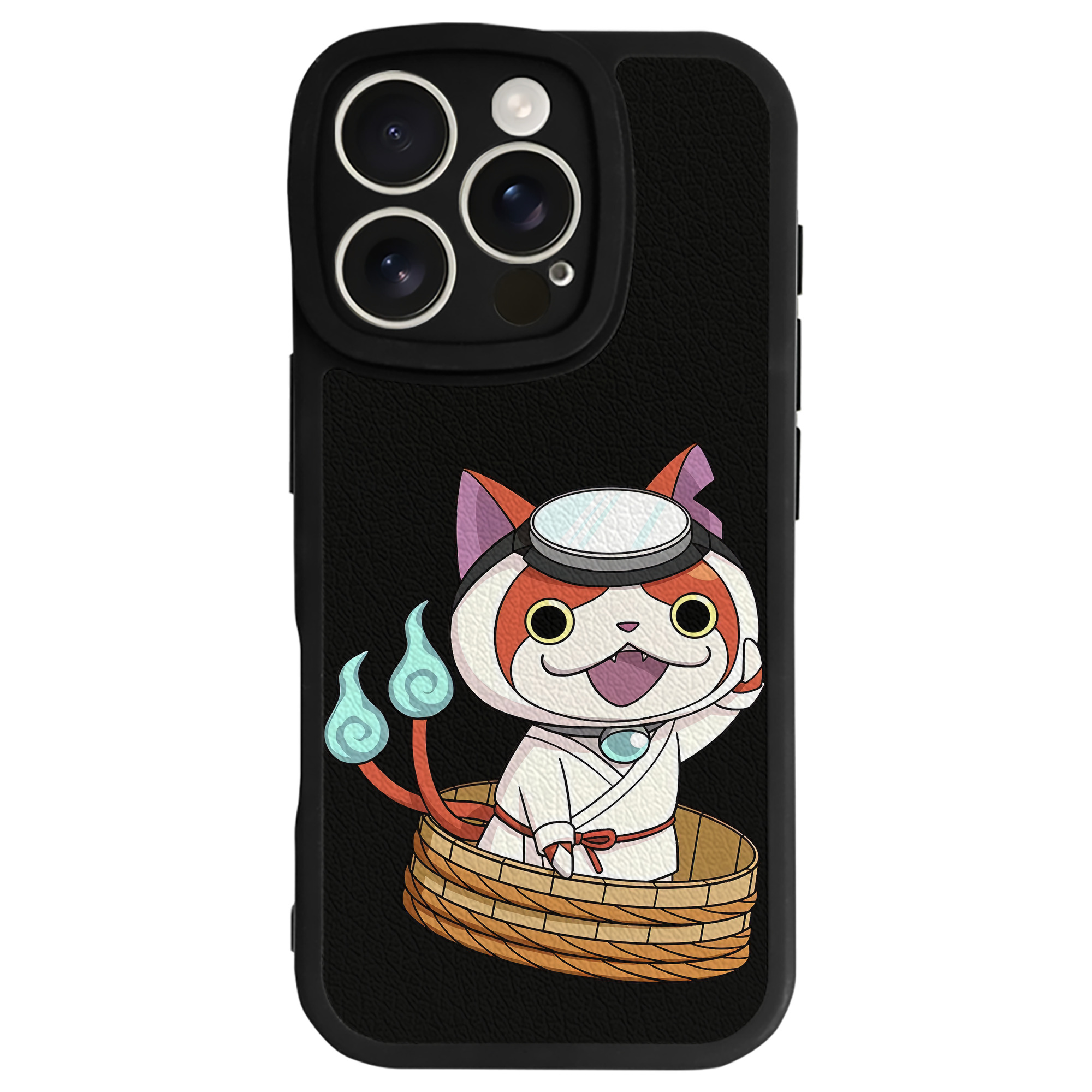 （画像用） 妖怪ウォッチ Yo-kai Watch 【iPhone 16シリーズ対応】シリコンスマホケース（レザー調） 材質：シリコン
